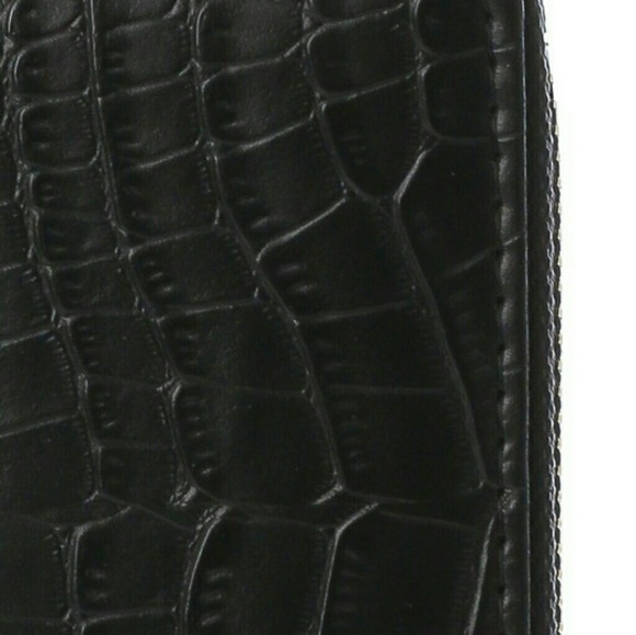 Black Zip Wallet - Picture 2 of 3